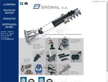 Tablet Screenshot of bronal.com